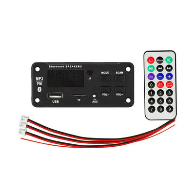 Lecteur MP3 2x25W 50W, Module Audio Bluetooth, carte, télécommande, système sonore sans fil