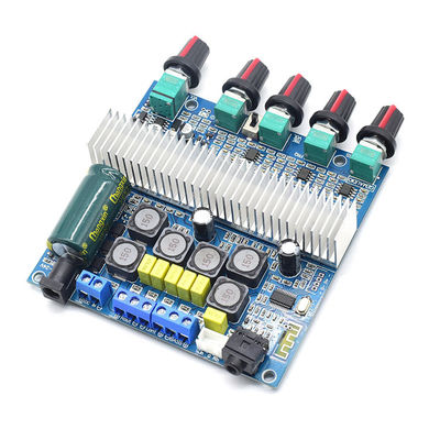2.1 Amplificateur HiFi carte audio Bluetooth 5.0 avec sortie 2*50W+100W et alimentation DC12~24V