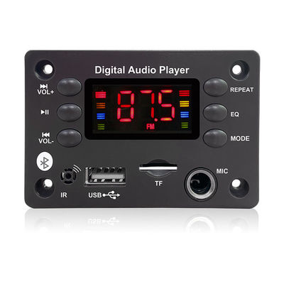 Format audio FLAC Prise en charge de la carte de décodeur Bluetooth MP3 avec écran couleur et fonction d'enregistrement vocal