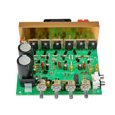 Tableau d'amplificateur de sous-woofer haute puissance 240W avec double entrée AC18-24V et sortie de pointe 3*80W pour cinéma à domicile
