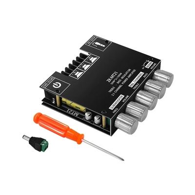 MT21 carte d'amplificateur de puissance numérique HiFi 100W + 2 * 50W 2.1 canaux de sous-woofer AUX 12/24V Audio stéréo 5,0 ampère MT21
