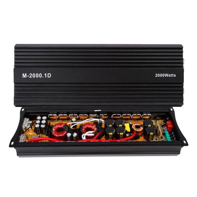 Amplificateur audio de voiture haute puissance 12V 2000W 2000 Watt Mono Subwoofer de classe D avec crossovers