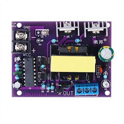 Carte mère d'onduleur à onde carrée haute fréquence 100W 24V CC 110/220V CA Module convertisseur élévateur Alimentation compacte CA-CC